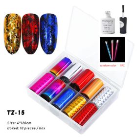 Nail Supplies Transfer Sticker (Option: TZ015 Set)