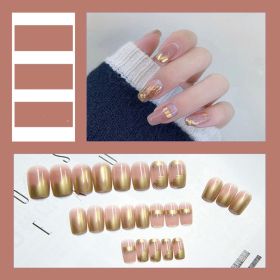 24 Pieces Of Nail Art Patches Can Be Detached And Reused (Option: NR69)