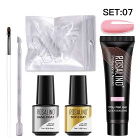 Nail Enhancement Crystal Extension Glue Suit (Option: SET07)