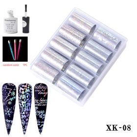 Nail Supplies Transfer Sticker (Option: XK08 Set)