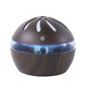 Windmill Humidifier Large Capacity Aroma Diffuser Aroma Diffuser Household Aroma Diffuser Usb (Color: Coffee)