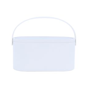 Creative Mini Muid Portable Make-Up Box Led Rechargeable Make-Up Mirror Night Light Travel Make-Up Desktop Make-Up Mirror (Option: White-USB)