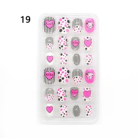 Cartoon Love 24 Pieces Bagged Children's Armor Piece Wearable Finished Product (Option: 19color)