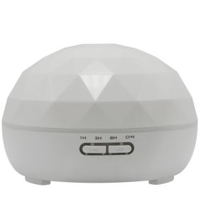 Ultrasonic aroma diffuser mute colorful night light (Option: White-US)