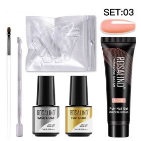 Nail Enhancement Crystal Extension Glue Suit (Option: SET03)