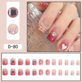 Phototherapy Manicure Wearable Nail Patch (Option: D80)