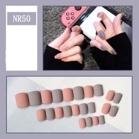 24 Pieces Of Nail Art Patches Can Be Detached And Reused (Option: NR50)