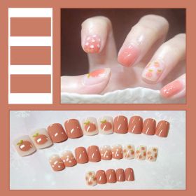 24 Pieces Of Nail Art Patches Can Be Detached And Reused (Option: NR68)