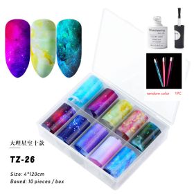 Nail Supplies Transfer Sticker (Option: TZ26 Set)