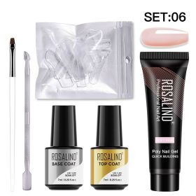 Nail Enhancement Crystal Extension Glue Suit (Option: SET06)