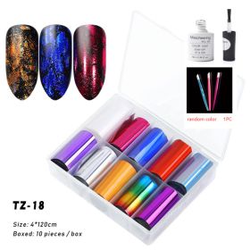 Nail Supplies Transfer Sticker (Option: TZ018 Set)