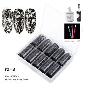 Nail Supplies Transfer Sticker (Option: TZ012 Set)