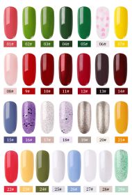 37 Colors Of Non Peelable Quick-drying Nail Polish Long Lasting Non Fading Waterproof And Non Baking (Option: 4 Style)