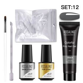 Nail Enhancement Crystal Extension Glue Suit (Option: SET12)