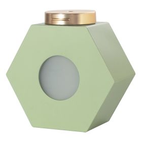 Fashionable And Personalized Six Sided Perfume Bottle Humidifier (Option: Green-USB)