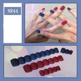 24 Pieces Of Nail Art Patches Can Be Detached And Reused (Option: NR44)