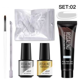 Nail Enhancement Crystal Extension Glue Suit (Option: SET02)