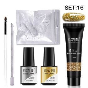 Nail Enhancement Crystal Extension Glue Suit (Option: SET16)