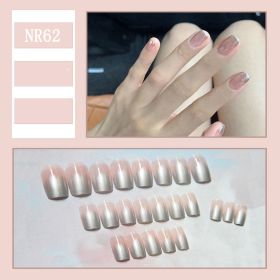 24 Pieces Of Nail Art Patches Can Be Detached And Reused (Option: NR62)