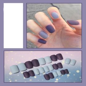 24 Pieces Of Nail Art Patches Can Be Detached And Reused (Option: NR42)