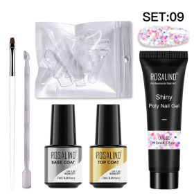 Nail Enhancement Crystal Extension Glue Suit (Option: SET09)