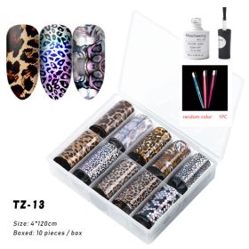 Nail Supplies Transfer Sticker (Option: TZ013 Set)