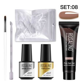 Nail Enhancement Crystal Extension Glue Suit (Option: SET08)